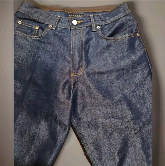 Buffalo David Bitton Hueston Coated Blue Denim Jeans Women 31 Straight High Rise - Picture 4 of 13